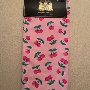 Juicy couture Cherry pet towel NWT